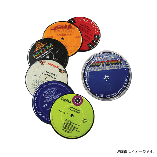 Vinylux(ヴィニラックス) / Label Coasters (6枚セット) 【コースター】