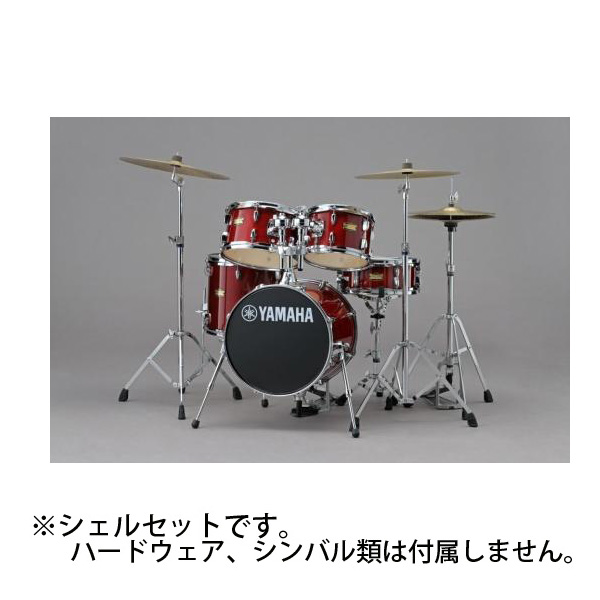 【シェルセット】YAMAHA(ヤマハ) / Junior kit (クランベリー・レッド)【JK6F5CR】【マヌ・カチェ シグネチャー ドラムセット】 -コンパクト・ドラムセット -