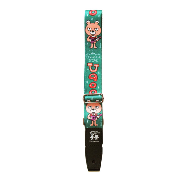 aNueNue(アヌエヌエ) / STRAP&MINICLOTH aNN-900USTP (GR) - ストラップ ウクレレ用 -