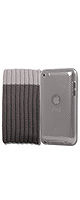 クリアー・ グレーシリコンケース + グレーソックスケース + スクリーンプロテクター - iPod Touch 4th Generation - 8GB 32GB 64GB 対応 - 
