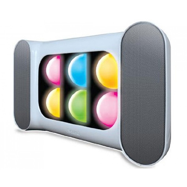 【限定1台】iSound / iGlowSound Dancing Light Speaker (White)  - 光るスピーカー - 【アウトレット/外箱ダメージ有】『セール』『スピーカー』