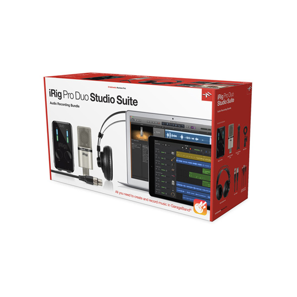 IK Multimedia(アイケーマルチメディア) / iRig Pro Duo Studio Suite - ギター＆ベース用インターフェイス　-