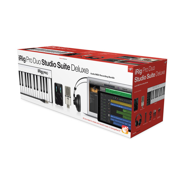 IK Multimedia(アイケーマルチメディア) / iRig Pro Duo Studio Suite Deluxe - ギター＆ベース用インターフェイス　-