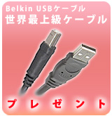 ”世界NO.1”USBケーブルプレゼント [P]