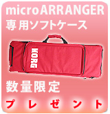 [P]microARRANGER1専用ケースプレゼント