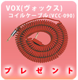 【P】Vox コイルケーブル (9m S-L)サービス